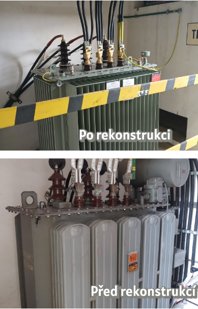 Rekonstrukce trafostanice na sš e. Beneše v břeclavi